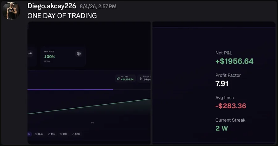 BlazeProps client result screenshot from the members Discord