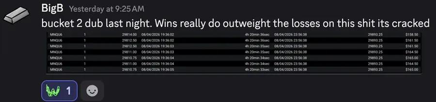 BlazeProps client result screenshot from the members Discord