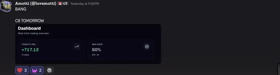 BlazeProps client result screenshot from the members Discord