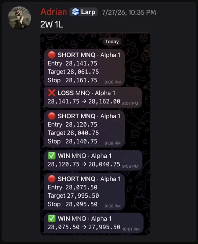 BlazeProps client result screenshot from the members Discord